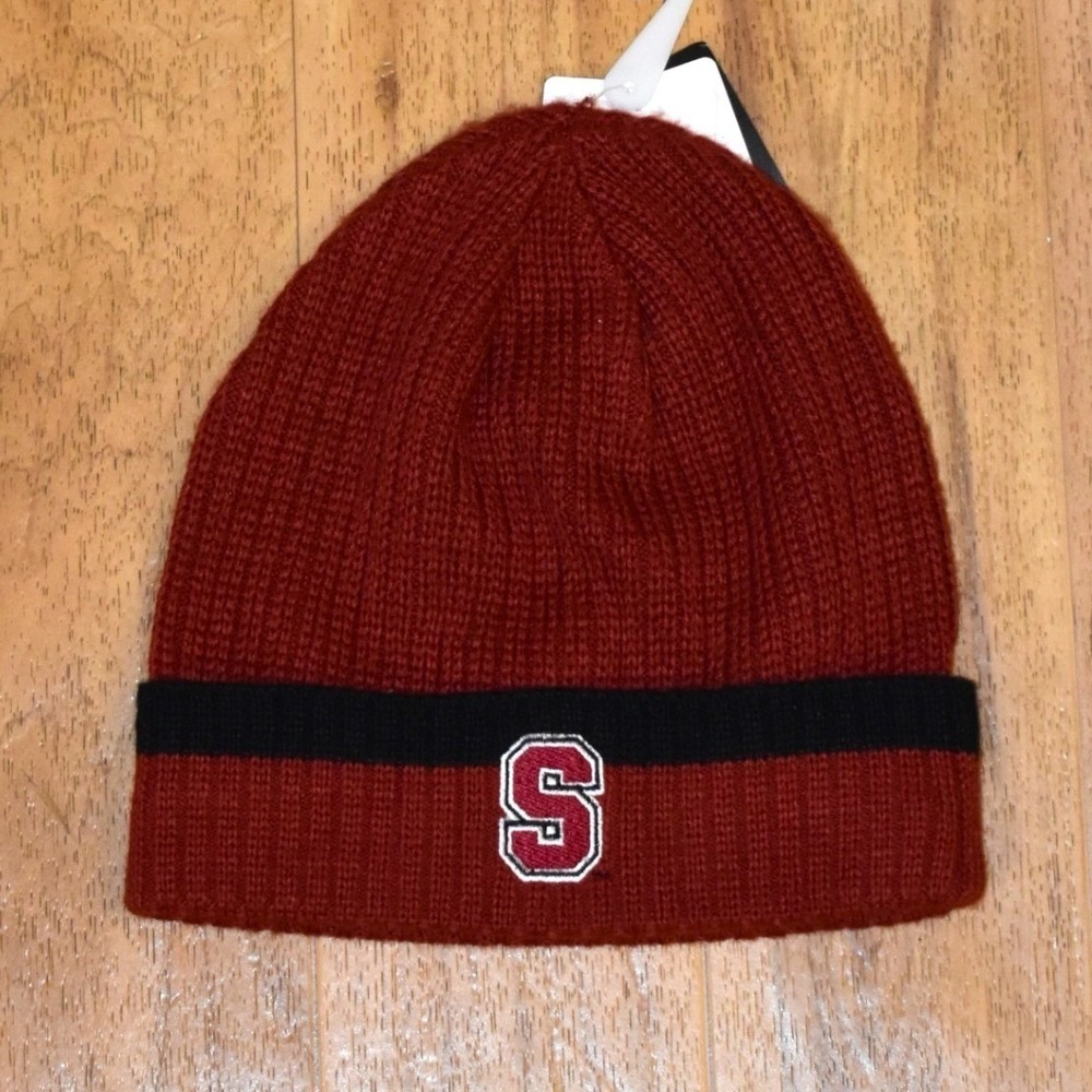 Nike Beanie‎ Unisex One Size Crimson New Stanford Cardinal Sideline Knit Hat
